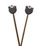 Stitch stoppers for knitting needles in dragon and animal shapes , silicone - Image 8