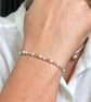 Golden Grace – Freshwater Pearl Bracelet.