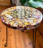 Resin Floral coffee side table