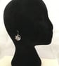 Butterfly Circle Drop Earrings - Image 4