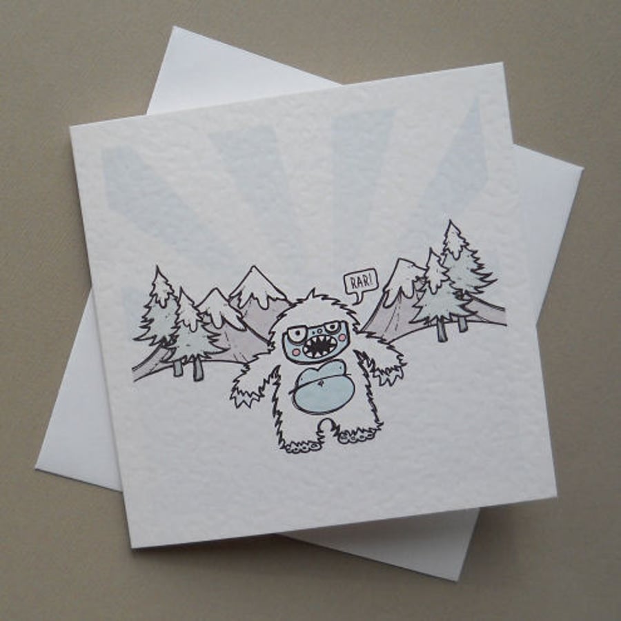 yeti monster card