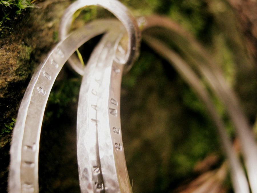 Personalised Silver jewellery - 'Three is family'