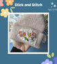 Stick and Stitch Flower Garden - Image 1