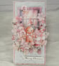 Pink Gingerbread Christmas Card - (112) Handmade Layered Card - Image 7