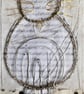 The Content Sitting Wire Cat. A Handmade Art Picture. Purfect for Cat Lovers!!! - Image 5