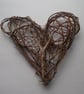 Nature Lover's Rustic Hearts driftwood, woven willow, hedgerow weaving,  - Image 4