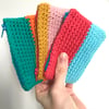 Bright Crochet Coin Purse 