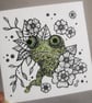 Flower Toad - Original Mini Drawing  - Image 2