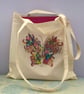 Butterfly printed tote bag - Image 2