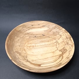 Hand turned fruit bowl made from spalted Beech