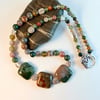 Fancy Jasper Necklace - Handmade In Devon - Free UK Delivery.