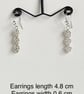 Sterling Silver Topaz Chainmaille Earrings - Image 8