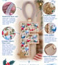 Personalised Liberty Christmas Initial Door Hanger Decoration - Image 6