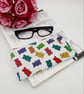 Gummy bears white glasses case, free UK delivery. 