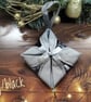 Motorcycle Christmas Folded Fabric Tree Ornament, Biker Tree Decorations - Image 3