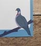 Wood Pigeon Gift Notes - Set of 4 Sheets