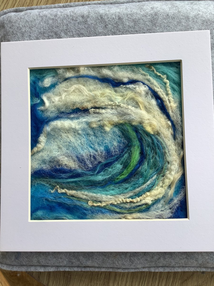Painting with wool - Seascapes