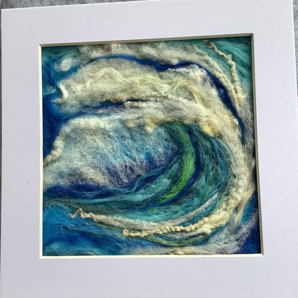 Painting with wool - Seascapes