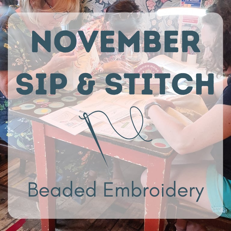 Sip & Stitch NOVEMBER – Creative Workshop at Granello Lounge