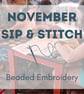 Sip & Stitch NOVEMBER – Creative Workshop at Granello Lounge