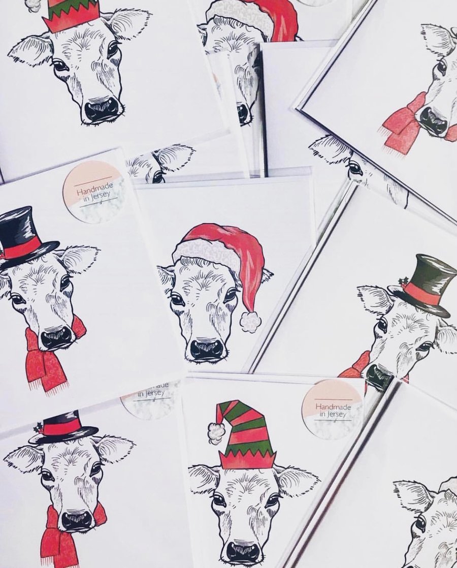 Jersey Christmas cow pack 