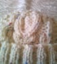 Cream with Primary Coloured Flecks baby Hat - Image 3