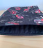 Owl Print Fabric Quilted Book Sleeve - Hardback Size - Image 5