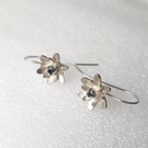 Lily Drop Earrings in Silver and Topaz - Gift-boxed with Free Delivery