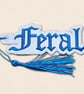 Feral Bookmark - Embroidered Book Lover Accessory - Image 4