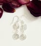 Silver Swirl earrings - Image 1