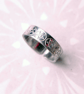 Pentacle Ring, adjustable aluminium Magic ring, Pentagram Ring, Pagan, Halloween - Image 3