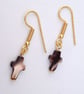 Chocolate Shell Cross Earrings - Image 3