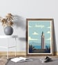 Antalya retro travel poster, Turkey travel poster - Image 3