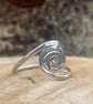 Surfs Up Handmade Spiral wave ring  - Image 2