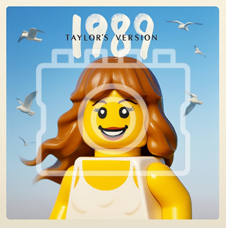 LEGO-Inspired Taylor Swift – 1989 (Taylor’s Version) 5x5" Mounted Print