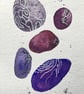 Purple pebbles original art  - Image 2