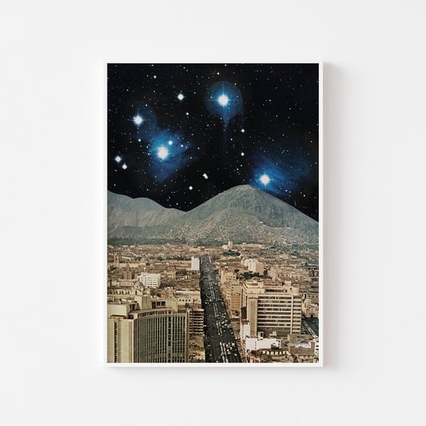 Sci-Fi Art Print - Space City