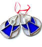 Teardrop Decoration Angel Stained Glass Suncatcher Christmas