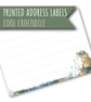 Letter Writing Paper Cool Crocodile, complete with matching address labels - Image 4