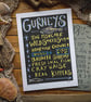 Gurney's fishmonger blackboard print A3 - Image 1