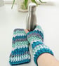 Seaside Surf Hiking Mitts, Fingerless Wrist Warmer Gloves - Image 5