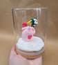 Kiss me you swine! - Handmade Pig ornament in a glass jar  - Image 7