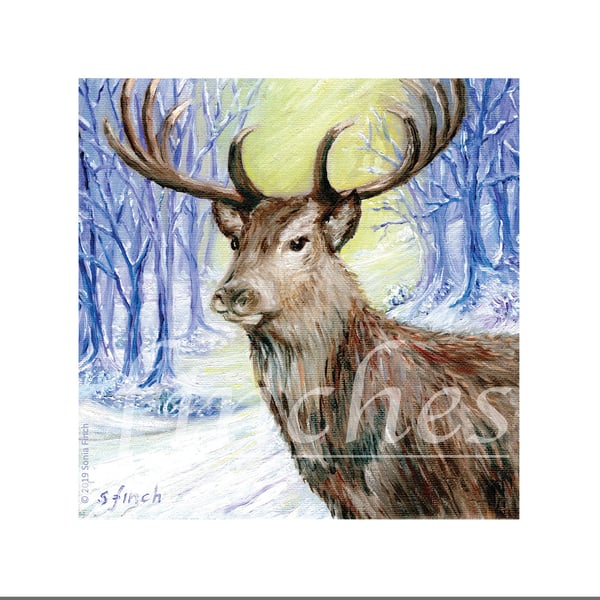 Spirit of Stag Greeting Card