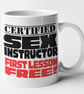 Certified Sex Instructor First Lesson Free Mug Rude Novelty Coffee Cup Birthday  - Image 4