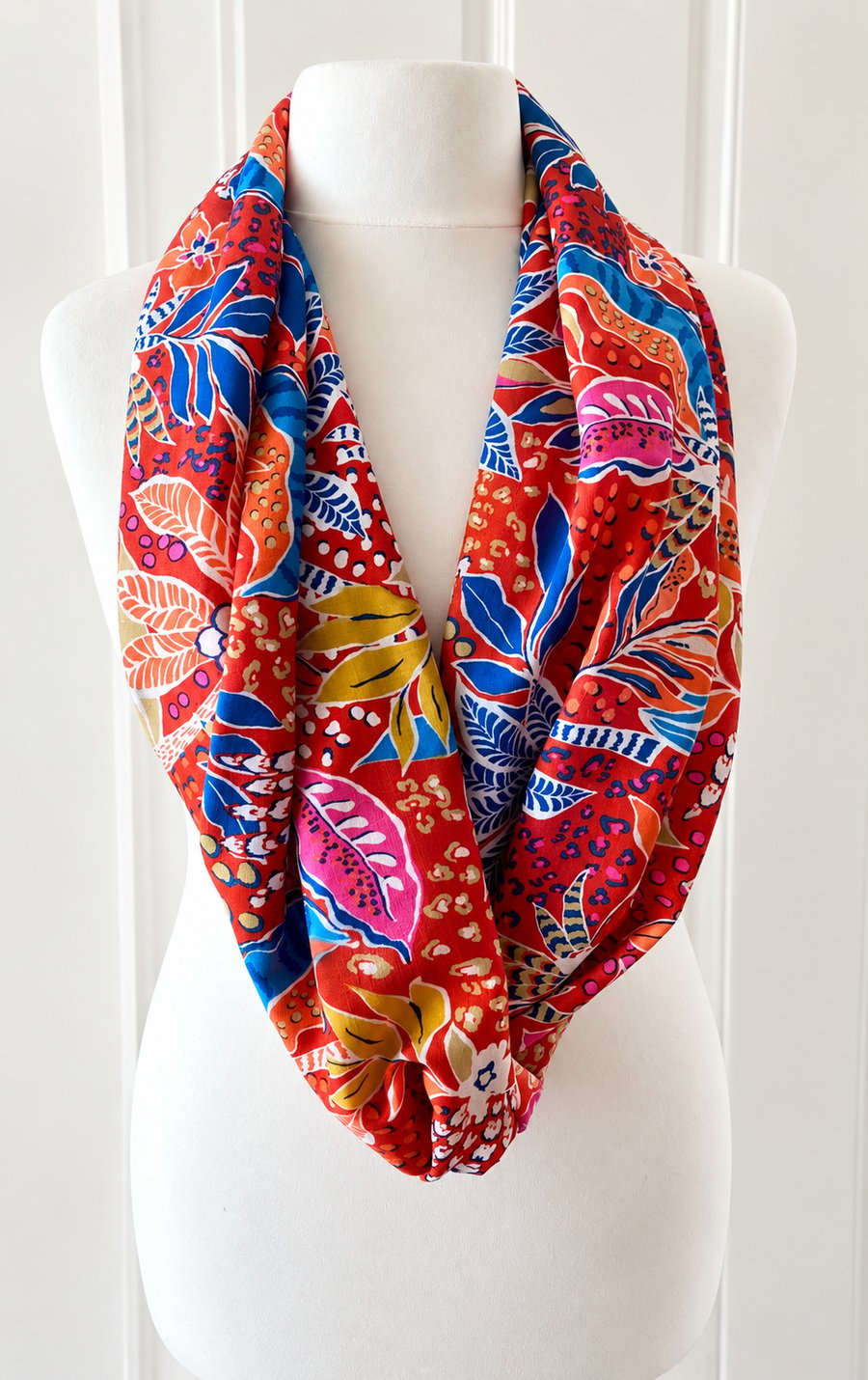 Bold & Vibrant Infinity Scarf 
