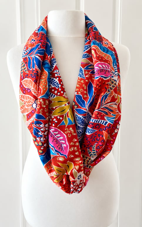Bold & Vibrant Infinity Scarf 