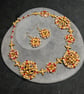 The Tudor Life seed bead and crystal necklace and earring set - Image 7