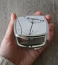 Pocket mirror - compact mirror - seed head print. - Image 2