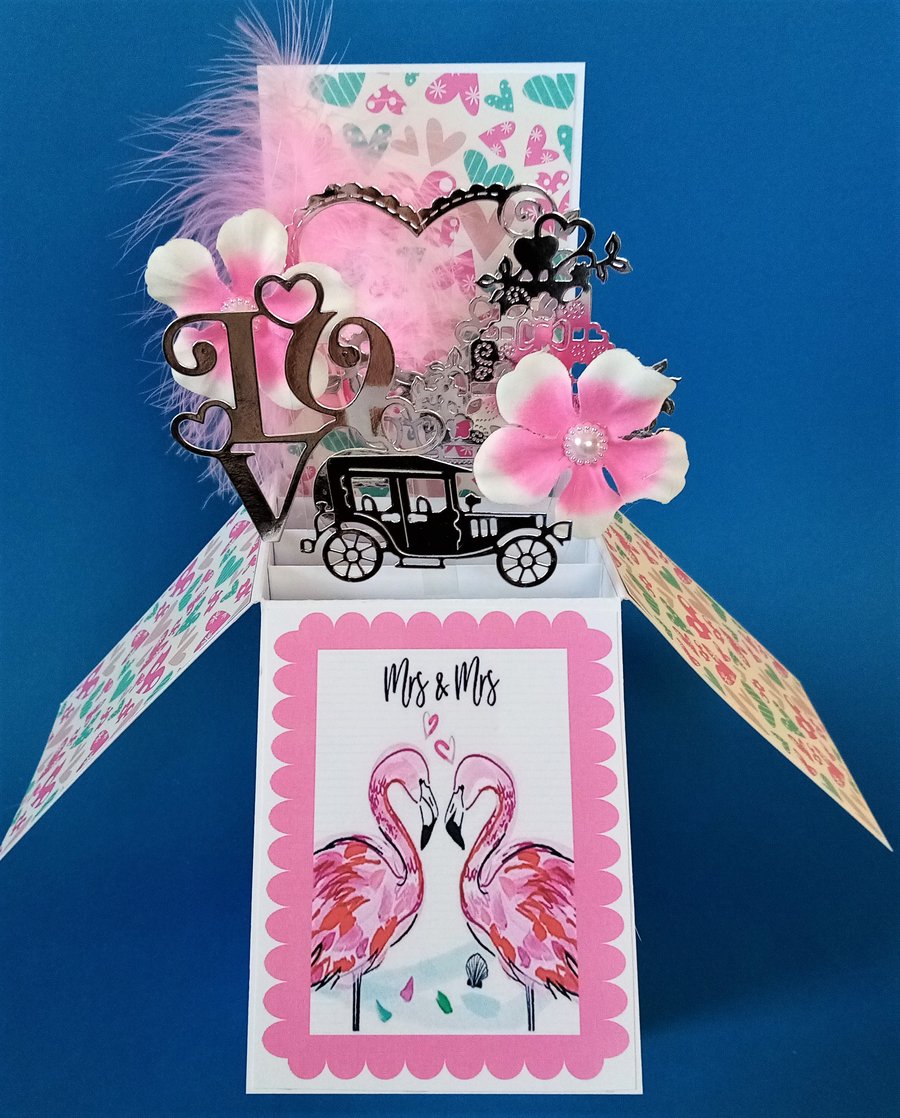 Mrs & Mrs Wedding Day Card