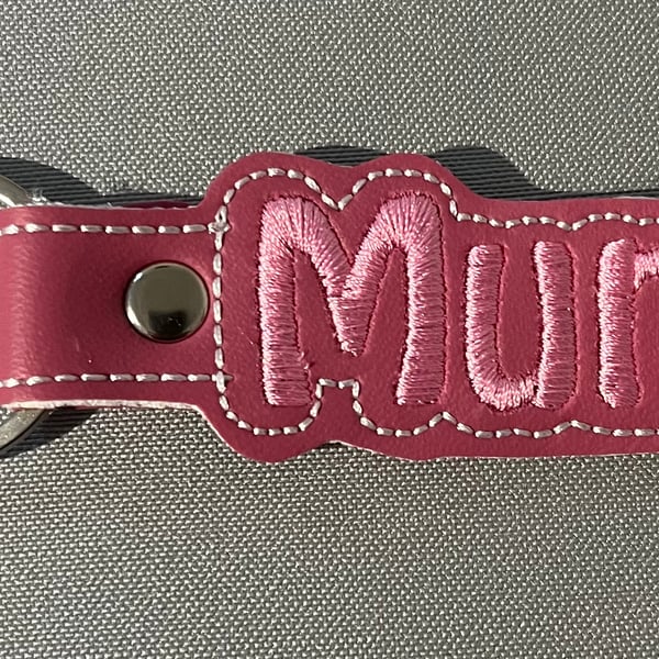 Embroideredl Keyring Mum